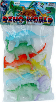 

Red Rock Redium Dinosaurs Animals Plastic Toys for Kids 6pcs(Multicolor)