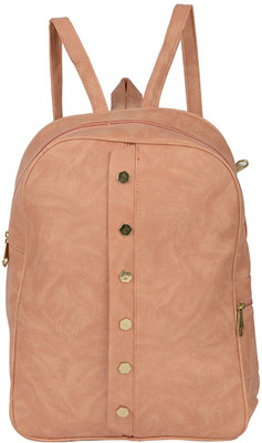 

MultiZone Modish College Office Fashion Girls Bag Backpack(Orange, 11 L)