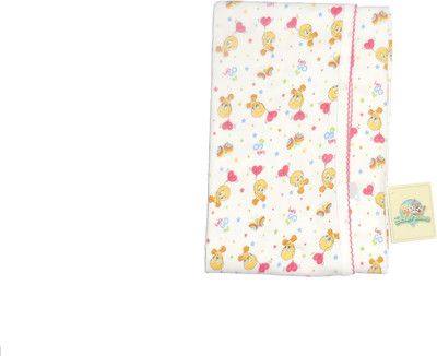 

Cradle Togs Cotton Crib Cartoon Bedsheet(Pack of 1, Lets Go Fly - Pink)