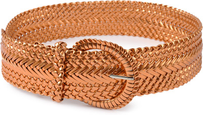 

TONY BROWN Women Party Brown Synthetic Belt, Coper