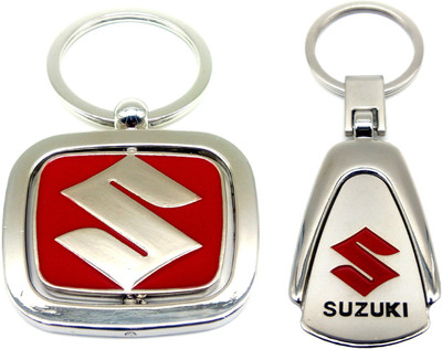 

City Choice New Combo of Revolving & Metal Key Chain(Multicolor)
