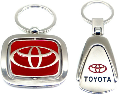 

City Choice New Combo of Revolving & Metal Key Chain(Multicolor)
