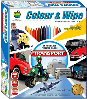 

Goyal Applefun Colour & Wipe Transport (Multicolor)(Multicolor)