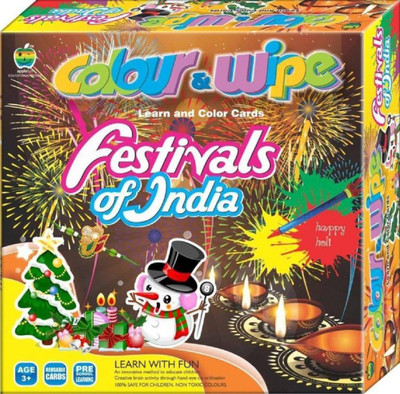 

Goyal Applefun Colour & Wipe Mini Festival Of India (Multicolor)(Multicolor)