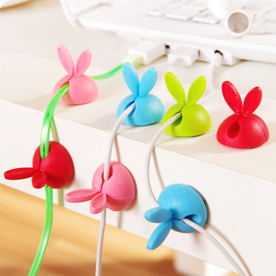 

NOROC 2 0 Silicone Mobile Charger Holder(Set of 4, Pink)