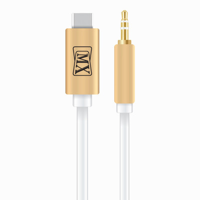MX USB Type C to 3.5mm Stereo Headphone Jack Cable Adapter male Stereo Audio Connector for Mobile Phones 1 Mtrs 1 m AUX Cable(Compatible with Mobile, Laptop, Tablet, Mp3, Gaming Device, Gold & White, One Cable) MX USB Type C to 3.5mm Stereo Headphone Jack Cable Adapter male Stereo Audio Connector for Mobile Phones 1 Mtrs 1 m AUX Cable(Compatible with Mobile, Laptop, Tablet, Mp3, Gaming Device, Gold & White, One Cable)