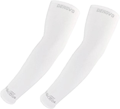 

DeNovo Cotton Arm Sleeve For Men & Women(L, White)