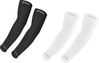 

DeNovo Cotton Arm Sleeve For Men & Women(L, Black, White)