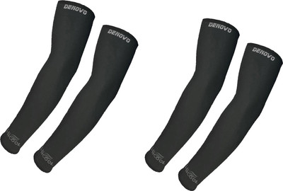 

DeNovo Cotton Arm Sleeve For Men & Women(L, Black)