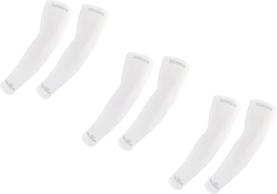 

DeNovo Cotton Arm Sleeve For Men & Women(L, White)