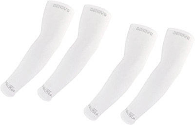 

DeNovo Cotton Arm Sleeve For Men & Women(L, White)