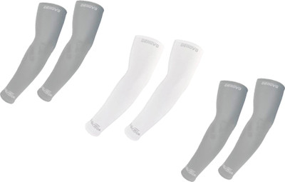 

DeNovo Cotton Arm Sleeve For Men & Women(L, Grey, White)