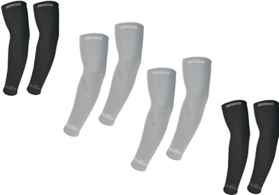 

DeNovo Cotton Arm Sleeve For Men & Women(L, Black, Grey)
