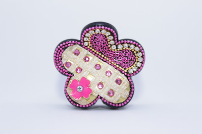 

M K Designs Designer Sheet Hair clutcher Hair Claw(Pink)