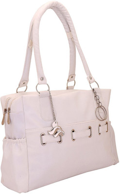 

Lady bar Shoulder Bag(White)