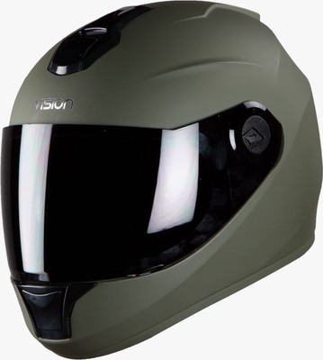 

Steelbird STEELBIRD HUNK ( ANTI BACTERIAL ) 7TH GENERATION Motorbike Helmet(military green