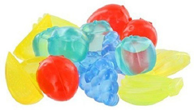 infinity Fruit Shaped Reusable Plastic Ice Cubes - Multicolor Plastic Ice Ball Maker(Pack of 5)