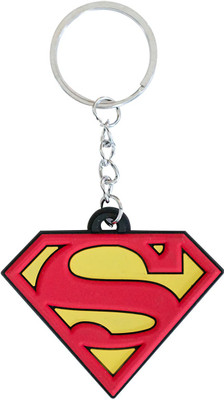 GCT Superhero Superman DC comics Character Red & Yellow Synthetic Rubber Design-C Key Chain available at flipkart for Rs.136