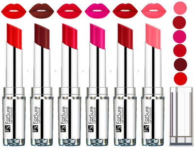 

Forsure Orange,Wine,Ruby Red,Rose Pink,Sweet Red,Peach VELVET MATTE LIPSTICK(Orange,Wine,Ruby Red,Rose Pink,Sweet Red,Peach, 24 g)