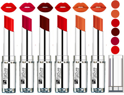 

Forsure Nude,Brick Nude,Magenta,Maroon,Romantic Red,Orange VELVET MATTE LIPSTICK(Nude,Brick Nude,Magenta,Maroon,Romantic Red,Orange, 24 g)