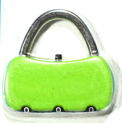 

Pin to Pen Number Pad Reset Lock Handbag Type Padlock(Multicolor)