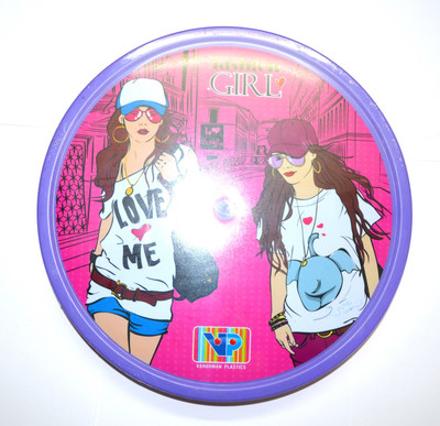 

Pin to Pen 2 in 1 Microwave Safe Plate Lunch Box Fashion Girl 1 Containers Lunch Box(750 ml), Multicolor