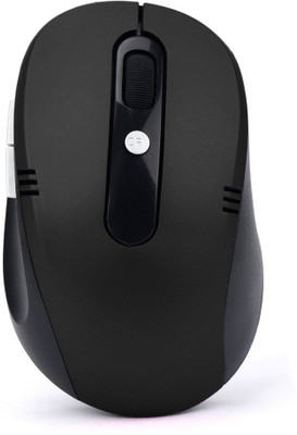 

NOBILITY 2.4Ghz 2000DPI NOBC041 Matte Finish Wireless Optical Mouse(USB, Black)