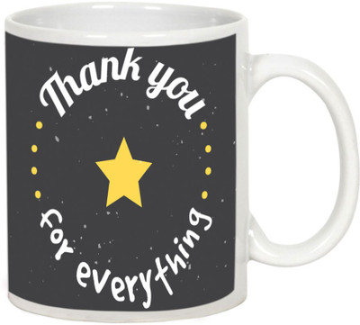 

AllUPrints Thank You Gifts Design 9 White Ceramic Mug(325 ml)
