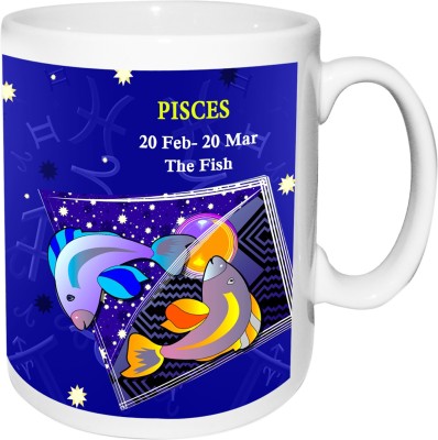 alwaysgift Zodiac Series Pisces Ceramic Mug350 ml