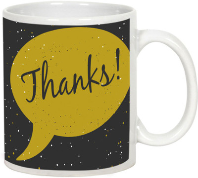 

AllUPrints Thank You Gifts Design 31 White Ceramic Mug(325 ml)