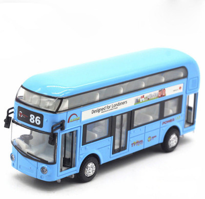 

WE-BLINK London City DieCast Bus(Blue)