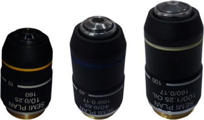 

Labovision Din Semi Plan 10x 40x 100x Objective Microscope Lens
