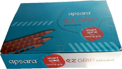 

Apsara EZ GRIP EXTRA DARK Pencil(Set of 10, Multicolor)
