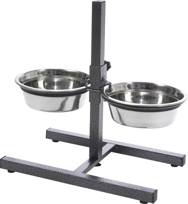 

MERA PUPPY Round with Stand Stainless Steel Pet Bowl(2 L Steel)
