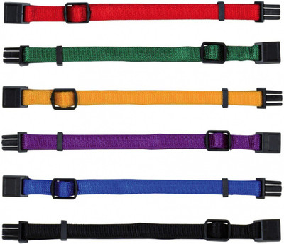 

trixie Puppy collar set of 6 22-35cm/10mm Dog Everyday Collar(, Multicolor