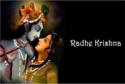 

Lord Shri Radhe Krishna Poster for Room Paper Print(12 inch X 18 inch, Rolled)