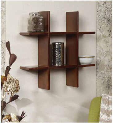 KMWWOOD MDF Wall Shelf(Number of Shelves - 6)