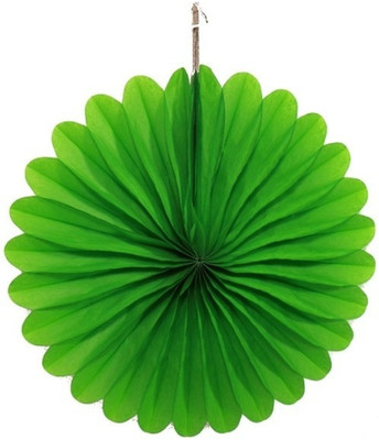 

Funcart Dark Green Paper Fan 12 Inches