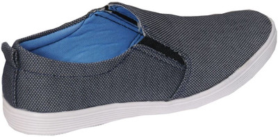 Strongfoot Funky 0536 Canvas Shoes For Men(Grey, Grblu1