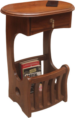 

BIC Solid Wood Side Table(Finish Color - Natural Teak)