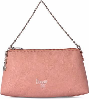 

Baggit Women Evening/Party Pink PU Sling Bag