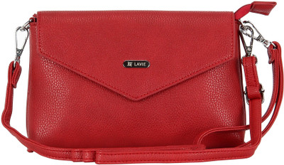 

Lavie Women Casual Red PU Sling Bag