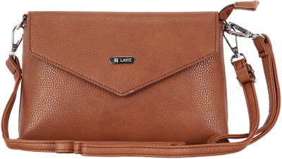 

Lavie Women Casual Tan PU Sling Bag