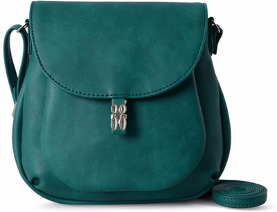 Baggit Women Casual Green PU Sling Bag