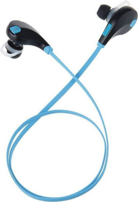 techno frost QY07-01 Smart Headphones(Wireless), Blue