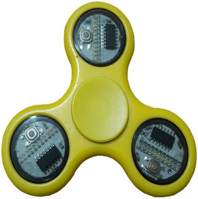

XLNCPRO Led multiple pattern Yellow Colour fidget spinner(Yellow)