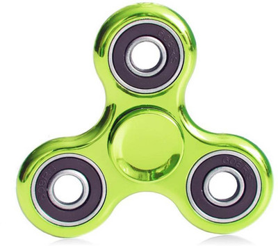

Blue Birds Fidget Hand Spinner Tri-wing Electroplated for Kids & Adults-Ceramic Cube Bearing (multicolor)(Green)