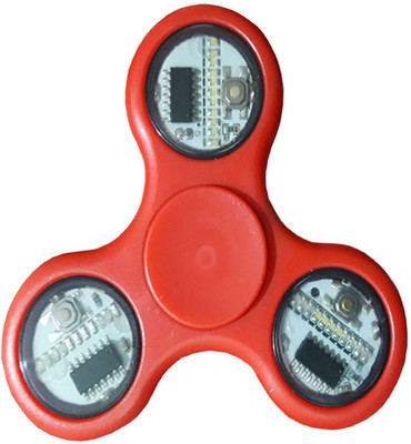

XLNCPRO Led multiple pattern White Colour fidget spinner(Red)