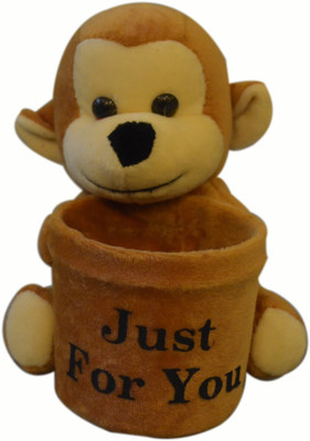 mamta enterprises Money Pen Stand - 10 cm(Brown)