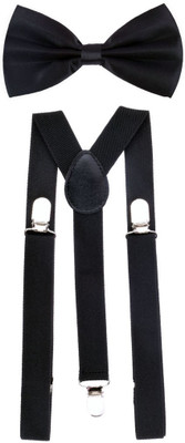 

Modishera Y- Back Suspenders for Men(Black)